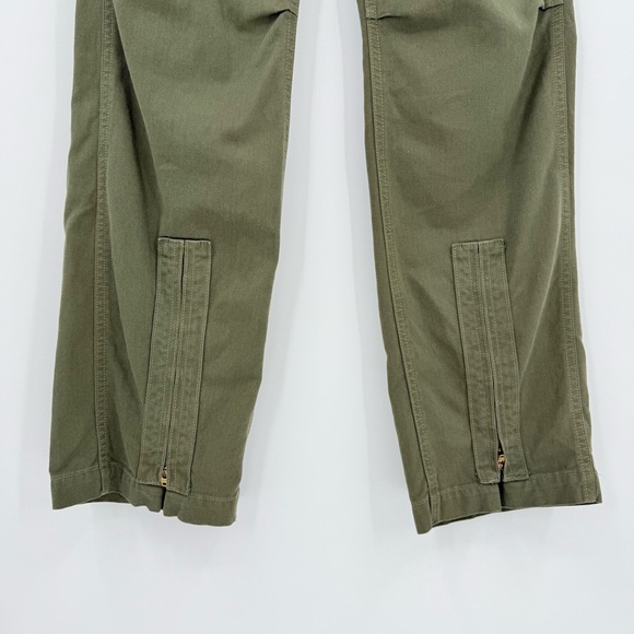 Re/Done Miltary Fatigue Surplus Army Green High Waisted Cargo Pants Size 25 - Picture 9 of 13